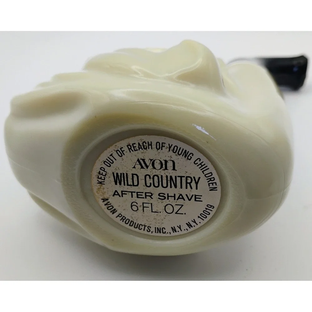 Avon Wild‎ Country Bulldog After Shave Bottle 6 Fl Oz Vintage Collectible